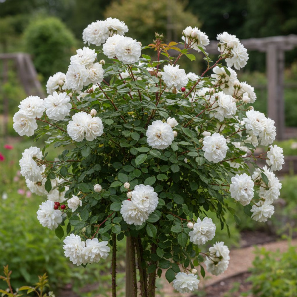 Фото Роза White Morsdag (Спрей) (Rosa White Morsdag)