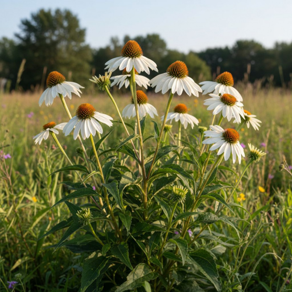 Фото Эхинацея PowWow White (Echinacea purpurea PowWow White)