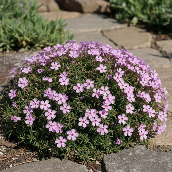 Фото Флокс шиловидный Millstream Daphne (Phlox subulata Millstream Daphne)