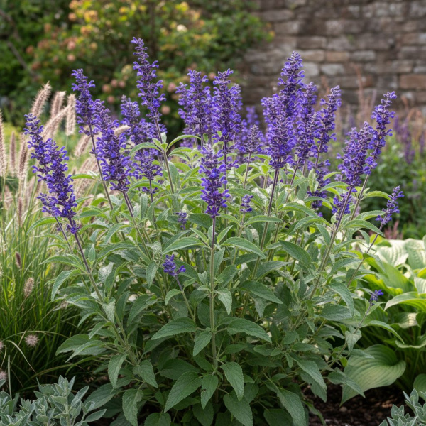 Фото Шалфей дубравный Viola Klose (Salvia nemorosa Viola Klose)