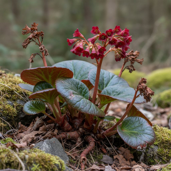 Фото Бадан Winterglut (Bergenia Winterglut)