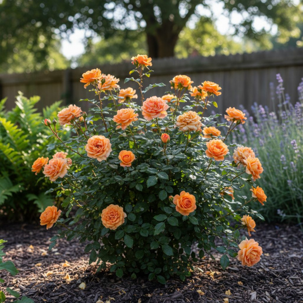 Фото Роза Miniature Orange (Почвопокровная) (Rosa Miniature Orange)