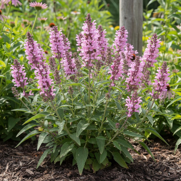 Фото Шалфей дубравный Sensation Pink (Salvia nemorosa Sensation Pink)