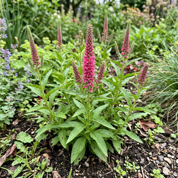 Фото Вероника колосистая First Love (Veronica spicata First Love)