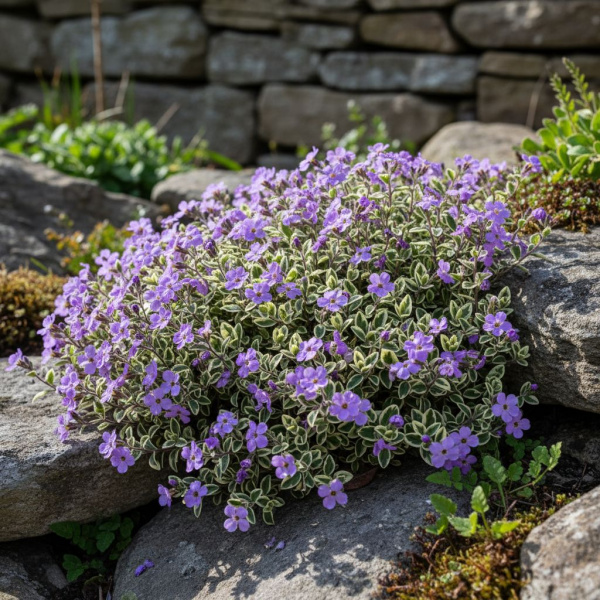 Фото Обриета Argenteovariegata (Aubrieta x cultorum 'Argenteovariegata')