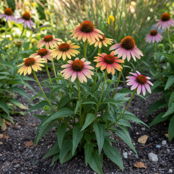 Фото Эхинацея Cheyenne Spirit (Echinacea Cheyenne Spirit)
