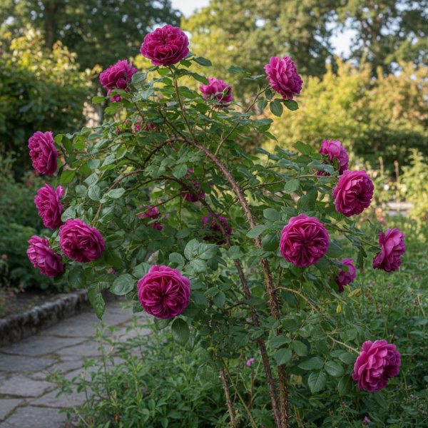 Фото Роза Charles de Mills (Галльская) (Rosa gallica 'Charles de Mills')