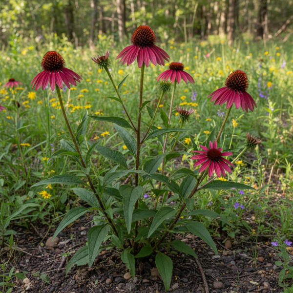 Фото Эхинацея пурпурная Lady in Red (Echinacea purpurea Lady in Red)