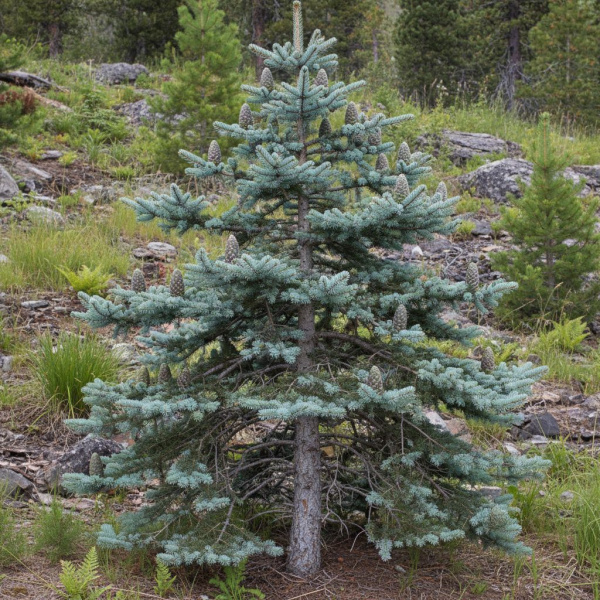 Фото Пихта одноцветная Deetjen (Abies concolor 'Deetjen')