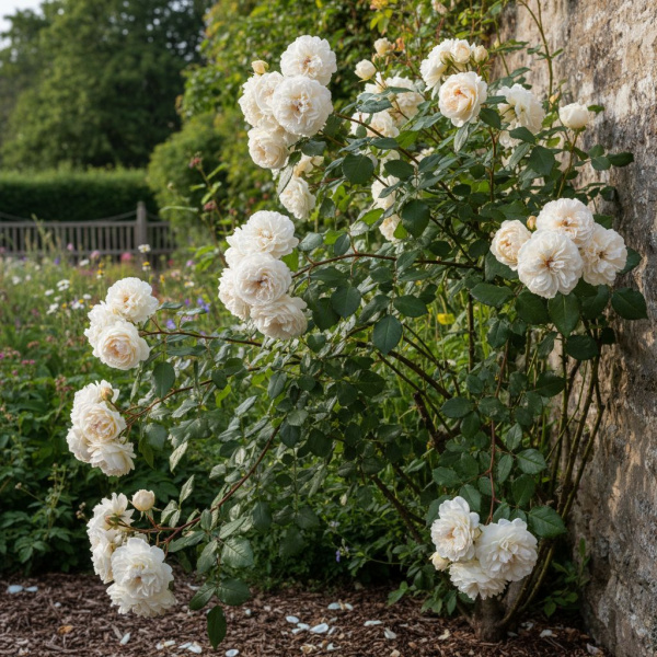 Фото Роза White Eden Rose (Чайно-гибридная) (Rosa 'White Eden')