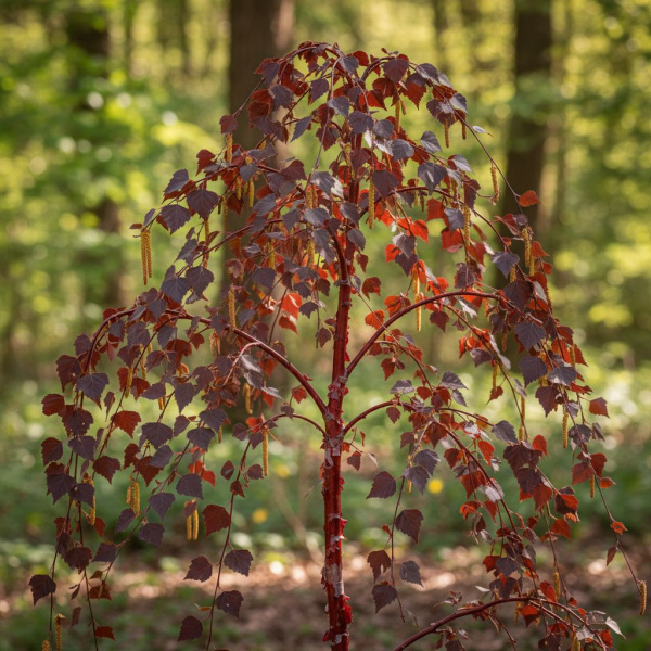 Фото Береза повислая Crimson Frost (Betula pendula 'Crimson Frost')