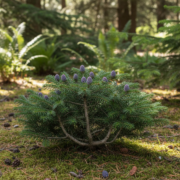 Фото Пихта бальзамическая Piccolo (Abies balsamea Piccolo)