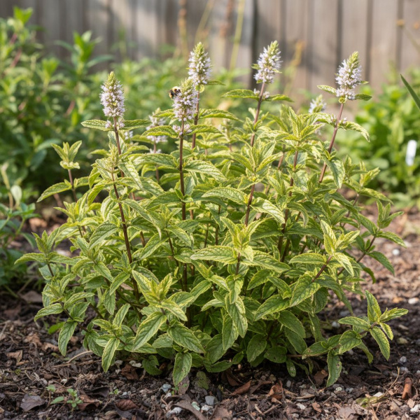 Фото Мята Ginger Mint (Mentha × gracilis 'Ginger Mint')