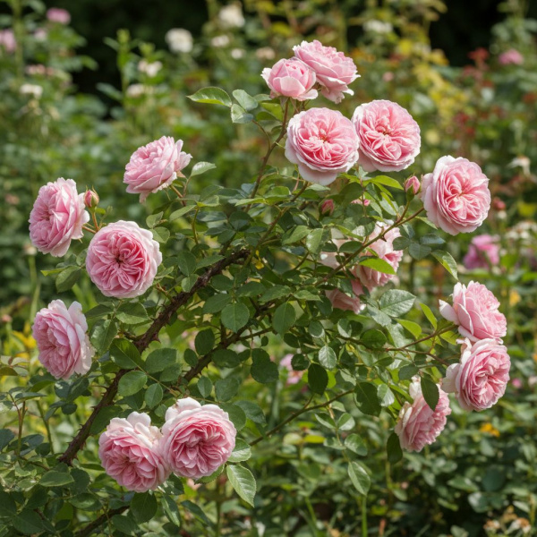 Фото Роза Pink Meilove (Флорибунда) (Rosa Pink Meilove)