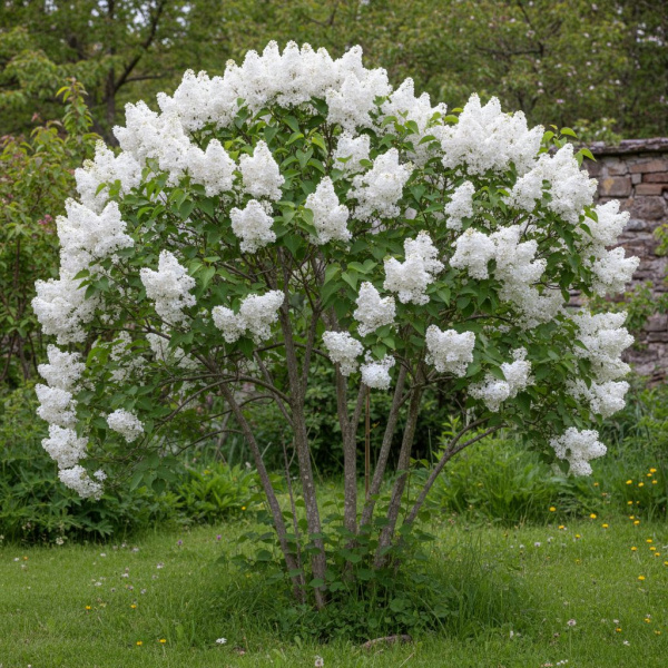 Фото Сирень обыкновенная Снежный ком (Syringa vulgaris Snezhnyi Kom)