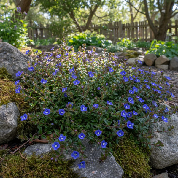 Фото Вероника  цветоножковая Georgia Blue (Veronica peduncularis 'Georgia Blue')