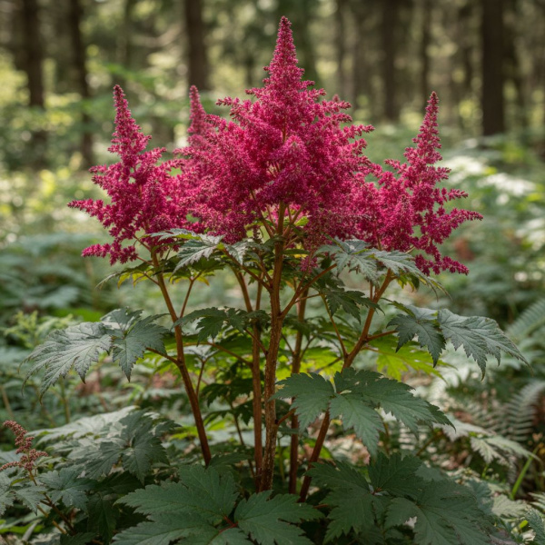 Фото Астильба Mighty Plonie (Astilbe Mighty Plonie)